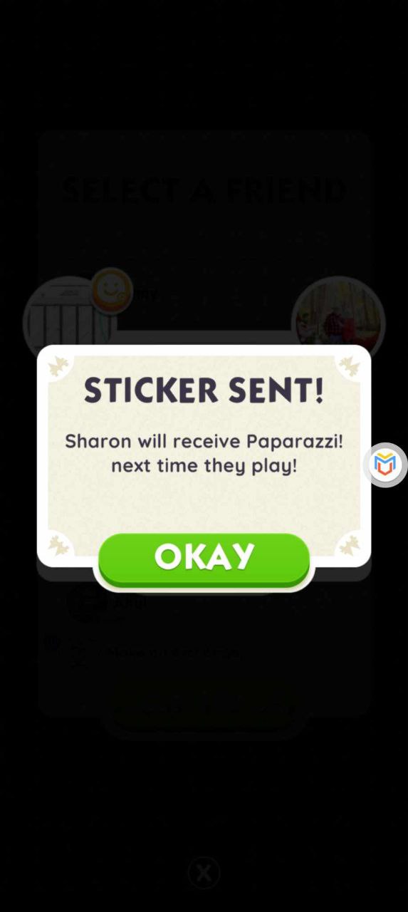 #111 Proof of Monopoly GO sticker delivery