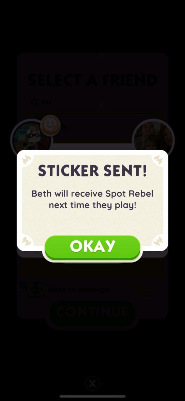 #119 Proof of Monopoly GO sticker delivery