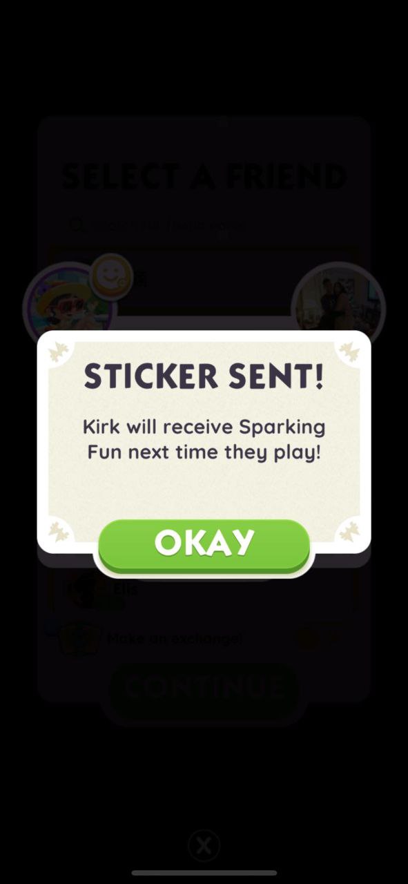 #167 Proof of Monopoly GO sticker delivery