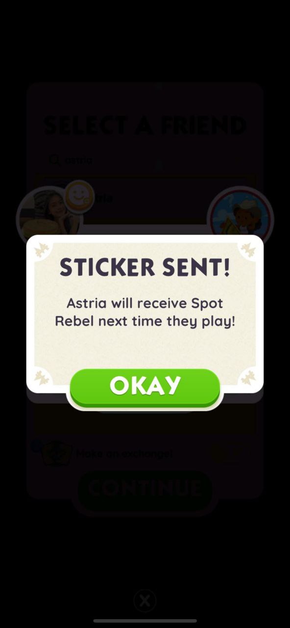 #42 Proof of Monopoly GO sticker delivery