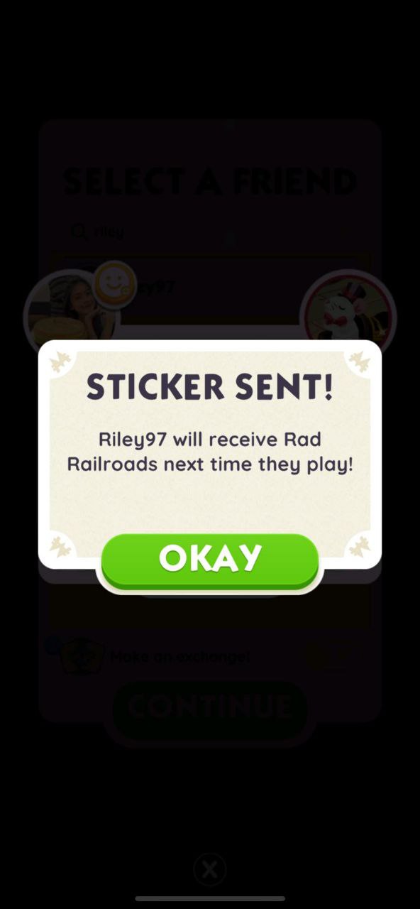 #60 Proof of Monopoly GO sticker delivery