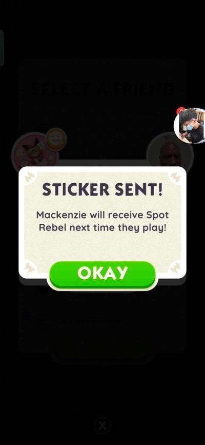 #77 Proof of Monopoly GO sticker delivery