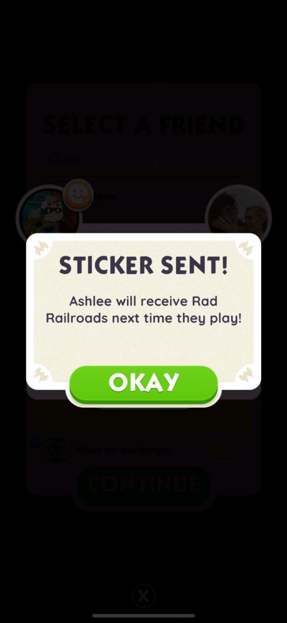 #81 Proof of Monopoly GO sticker delivery