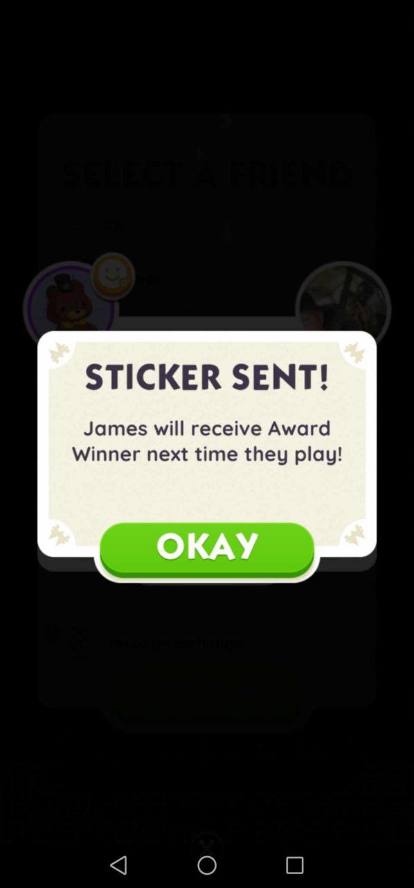 #99 Proof of Monopoly GO sticker delivery